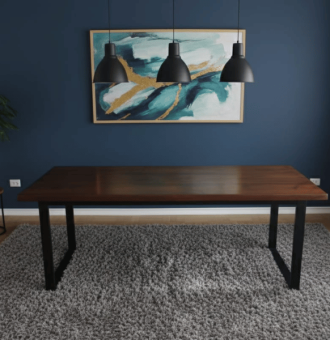 mesa comedor ciprés tinte nogal 03