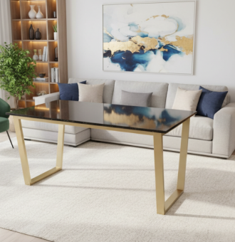 mesa comedor granito negro 01