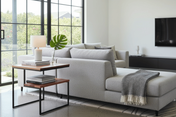 mesa lateral 2 niveles